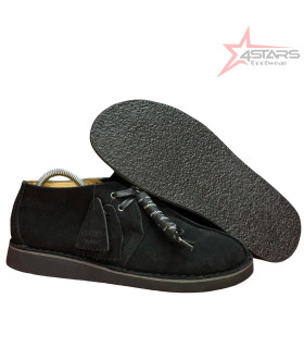 Clarks Originals Desert Trek Black Suede Leather "BANK ROBBER" Shoes