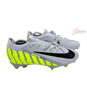 Nike Air Zoom Mercurial Vapor 16 Elite FG Soccer Cleats - Grey/Black/Yellow