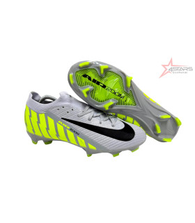 Nike Air Zoom Mercurial Vapor 16 Elite FG Soccer Cleats - Grey/Black/Yellow