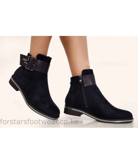 Ladies Fashion Suede Ankle Boots