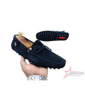 Tod's Suede Loafers - Black