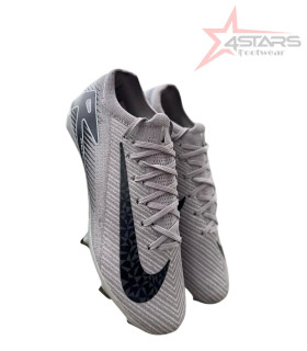 Nike Air Zoom Mercurial Vapor 16 Elite FG Soccer Cleats - Grey/Black