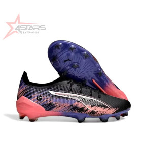 Puma Ultra Ultimate FG Firm Ground Football Boots - Black/White/Purple/Pink