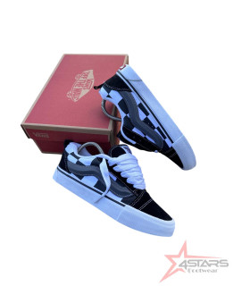 Vans Knu Skool - Checkered Custom