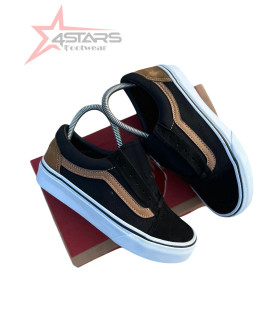 Vans Old Skool Skate Shoes - Black Rose Gold