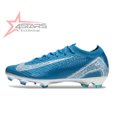 Nike Air Zoom Mercurial Vapor 16 Elite FG Kids Football Boots Light Blue