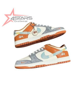 Nike SB Dunk Stussy Grey Orange 2025