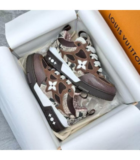 Louis Vuitton Python Skin Skate Sneakers