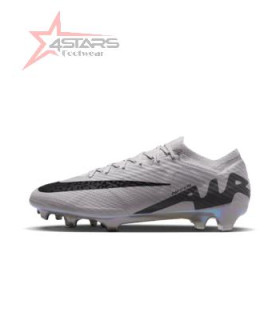 Nike Mercurial Vapor 15 Elite FG Low-Top Football Boot - Grey Black