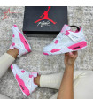 WMNS Air Jordan 4 Retro - White/Pink