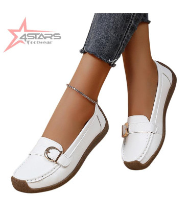 Ladies Buckle Loafers