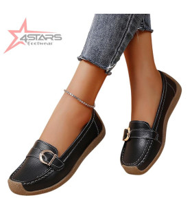 Ladies Buckle Loafers