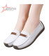 Classic Ladies' Slip-On Loafers with Strap Accent