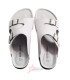 Men’s Cork Sandals, Arch Support Footbed Slippers with Buckle Straps