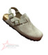 Unisex Suede Clogs with a Strap