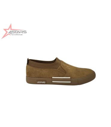 Leopard Rubber Shoes with Two Stripes