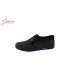 Leopard Rubber Shoes with Mesh Canvas Upper - BT