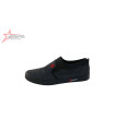 Leopard Rubber Shoes with Mesh Canvas Upper - BT