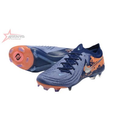 Nike Phantom GX 2 Elite FG Firm Ground Football Boots - Blue/Orange/Silver