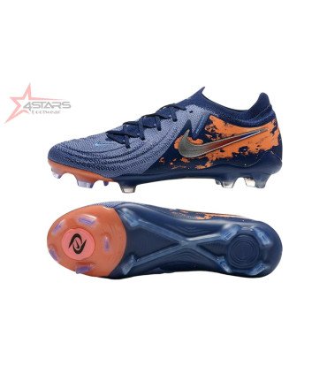 Nike Phantom GX 2 Elite FG Firm Ground Football Boots - Blue/Orange/Silver