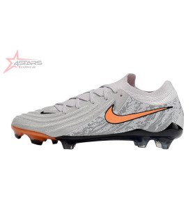 Nike Phantom GX 2 Elite FG Firm Ground Football Boots - Grey/Orange/Black