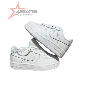 Kids Nike Air Force 1 Low - Triple White