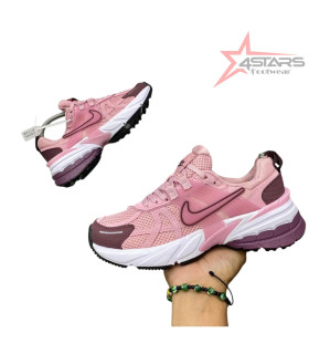 Women's Nike V2K Running Shoes Pink/Purple