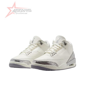Air Jordan 3 Retro Sail and Cement Grey