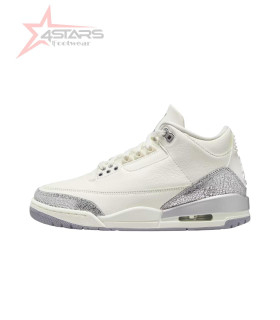Air Jordan 3 Retro Sail and Cement Grey