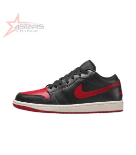 Air Jordan 1 Low - Black/Sail/Gym Red