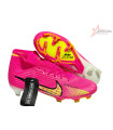 Nike Air Zoom Mercurial Superfly 9 Elite FG Firm Ground Soccer Cleats - Pink/Yellow