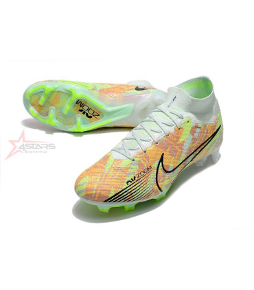 Nike Air Zoom Mercurial Superfly 9 Elite FG Bonded - Barely Green/Blackened Blue/Total Orange