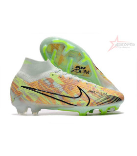 Nike Air Zoom Mercurial Superfly 9 Elite FG Bonded - Barely Green/Blackened Blue/Total Orange