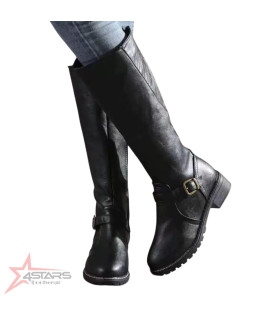 Ladies Long Leather Boots