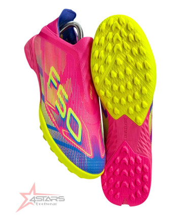 Adidas F50 TF Artifical Turf Boots - Pink/Lucid Lemon