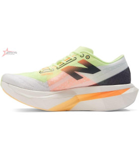 New Balance FuelCell SuperComp Elite v4 'White Bleached/Lime Glo/Hot Mango' Running Shoes