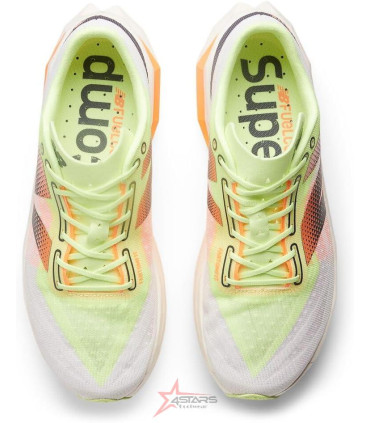 New Balance FuelCell SuperComp Elite v4 'White Bleached/Lime Glo/Hot Mango' Running Shoes