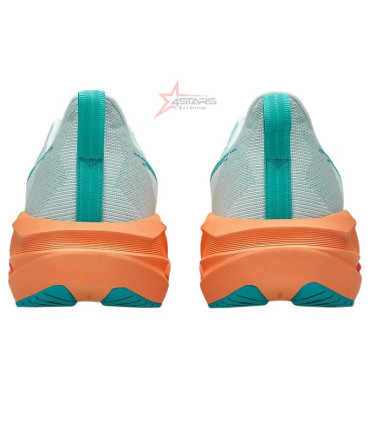 Asics Nova Blast 5 'Soothing Sea/Wave Teal Orange' Running Shoes.