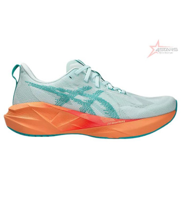 Asics Nova Blast 5 'Soothing Sea/Wave Teal Orange' Running Shoes.