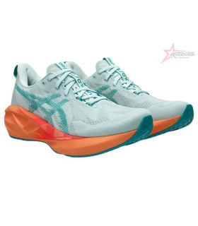 Asics Nova Blast 5 'Soothing Sea/Wave Teal Orange' Running Shoes.