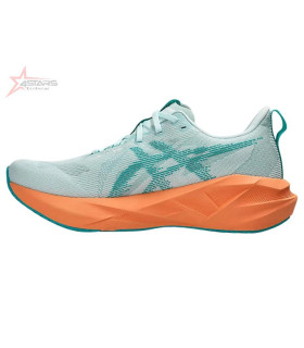 Asics Nova Blast 5 'Soothing Sea/Wave Teal Orange' Running Shoes.