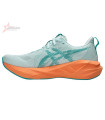 Asics Nova Blast 5 'Soothing Sea/Wave Teal Orange' Running Shoes.