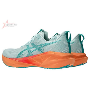 Asics Nova Blast 5 'Soothing Sea/Wave Teal Orange' Running Shoes.