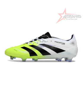 Adidas Predator 25 Elite FG White and Green Football Boots