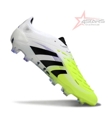 Adidas Predator 25 Elite FG White and Green Football Boots
