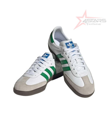 Adidas Samba - White Green