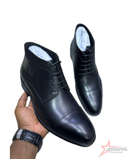 Clarks Laced Official Leather Boots - Black