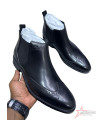 Clarks Genuine Leather Slip On Oxford Official Boots