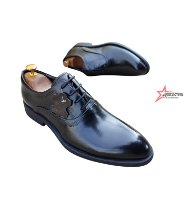 SM Genuine Leather Laced Official Shoes