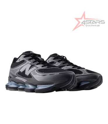 New Balance ABZORB 2000 Shoes - Dark Silver Metallic/Light Chrome Blue